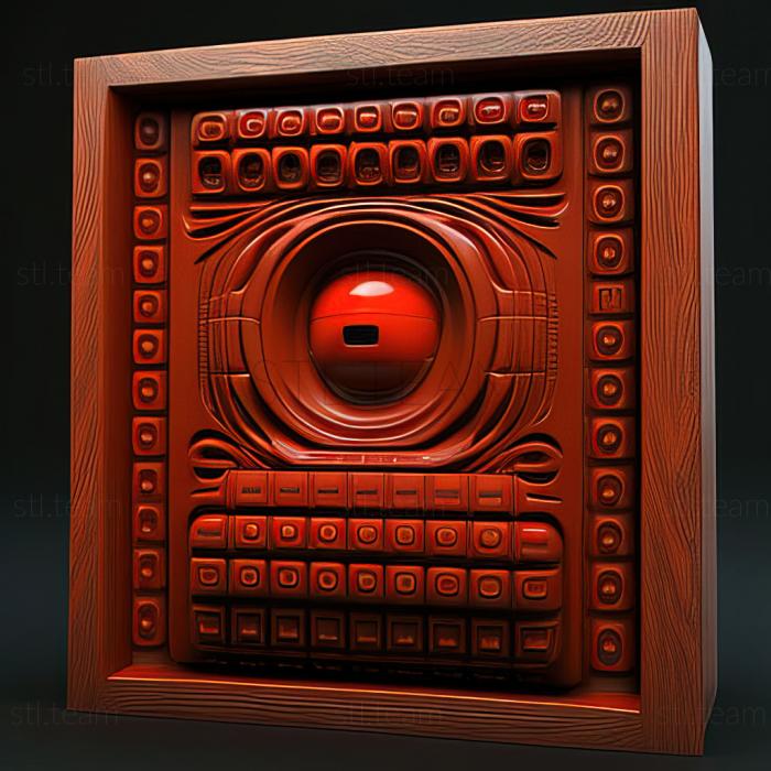 3D модель HAL 9000 2001 Space Odyssey озвучивает Дуглас РейнРЕЛИ (STL)